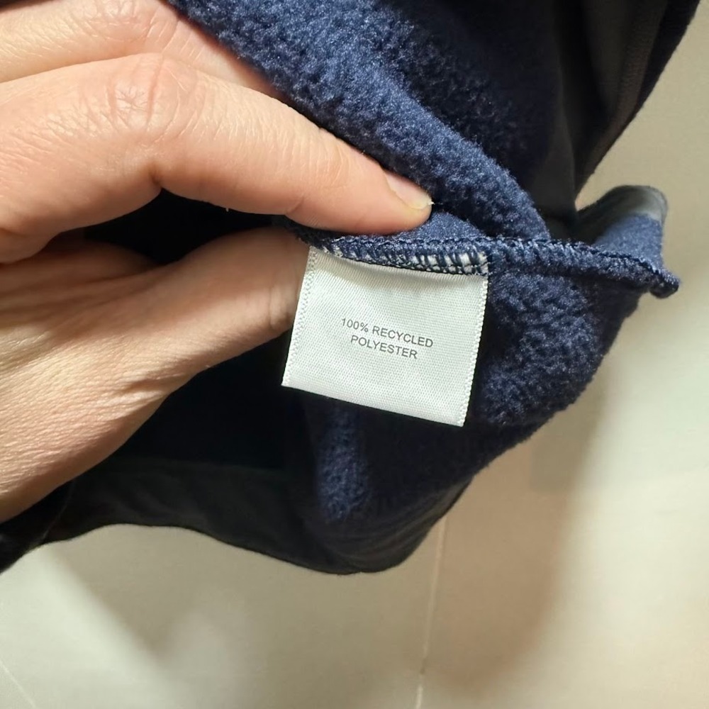 Peter Millar Mens Size XXL Navy Blue 1/4 Zip Polyester Fleece Pullover Sweater - Picture 5 of 7
